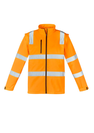 ZJ780- Unisex Hi Vis Vic Rail 2 in 1 Softshell Jacket